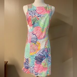 Lilly Pulitzer Mila “Roar of the Seas” Shift Dress Multicolor- Size 0